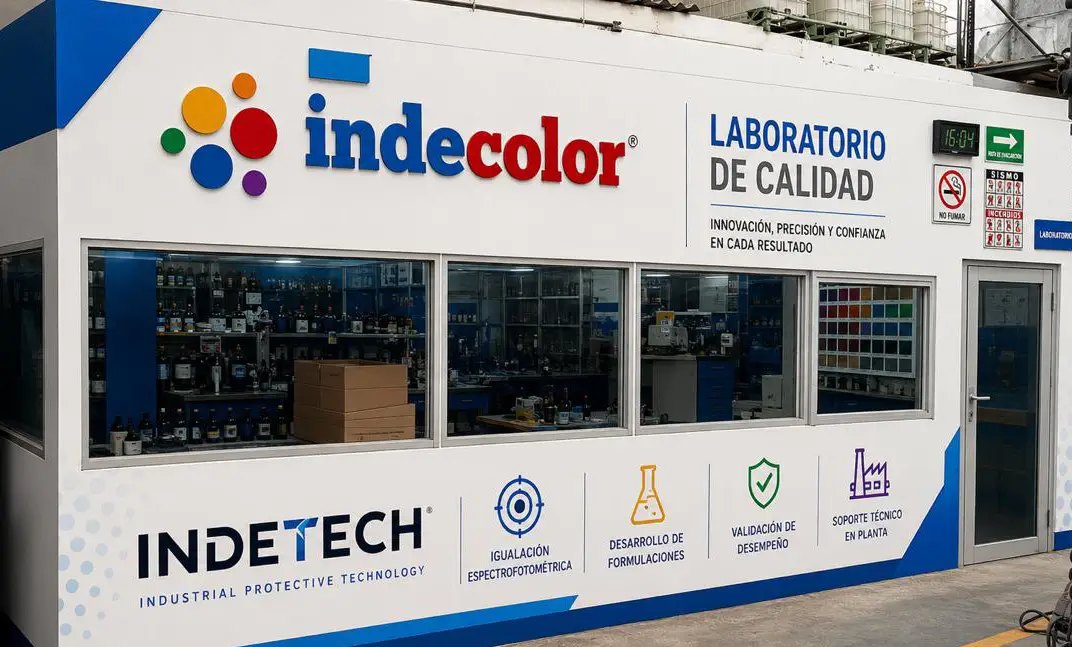 Fachada del Laboratorio de Calidad de Indecolor