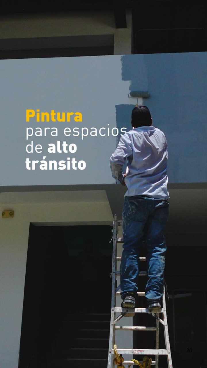 Portada del reel: Pintura para espacios de alto tránsito